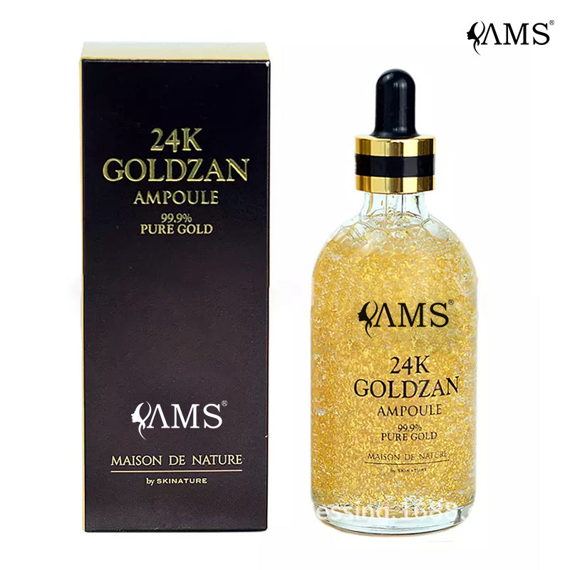 โรงงาน OEM เครื่องสำอางเหลว Niacinamide Essence ทองคำ 24k