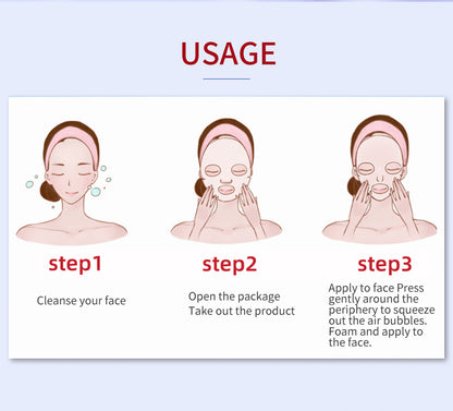 Recombinant Human Type III Collagen Mask Moisturizing Sensitive Muscle Polypeptide Repairing Mask OEM การประมวลผล OEM