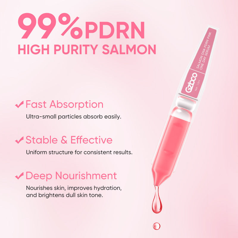 OEM แอมพูล PDRN DNA แซลมอน แบบแบ่งใช้ครั้งเดียว สำหรับบำรุงผิวและฟื้นฟู